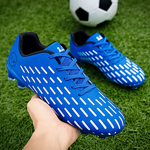 Chuteiras de Futebol Infantil,Confortável Chuteiras de Futebol Juvenil,Leve Respirável Fg/Ag Sapatos