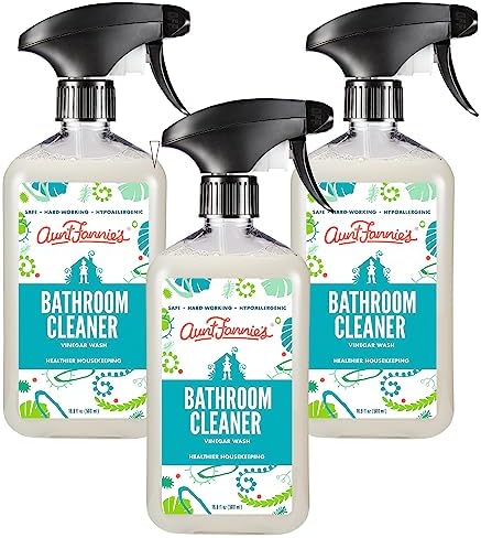 Amazon.com: Aunt Fannie's All Purpose Bathroom Cleaner Vinegar Spray for Shower, Tub, Toilet ...