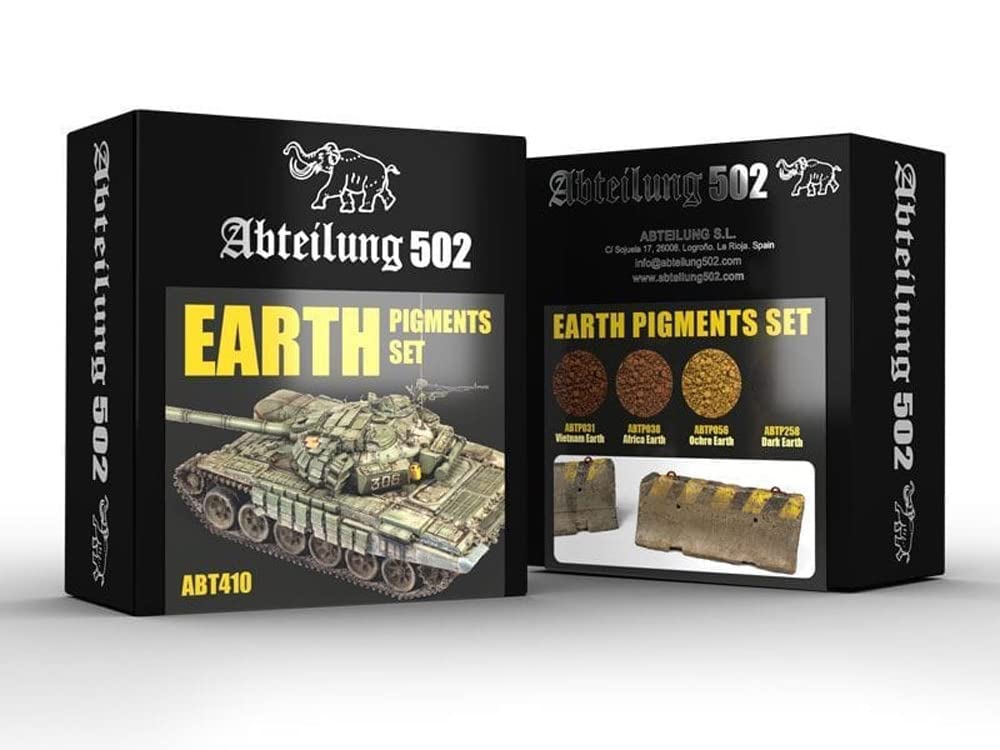 模型製作用品 abteilung 502 Amazon | Abteilung 502 Earth Pigment Set | カラー塗料 通販