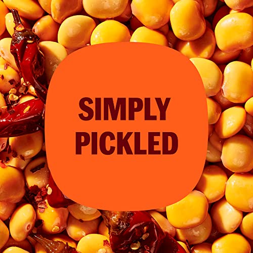 BRAMI Lupini Beans Snack, Hot Chili Pepper | 7g Plant Protein, 0g Net Carbs | Vegan, Vegetarian, Keto, Mediterranean Diet, Non Perishable | 5.3 Ounce (4 Count)