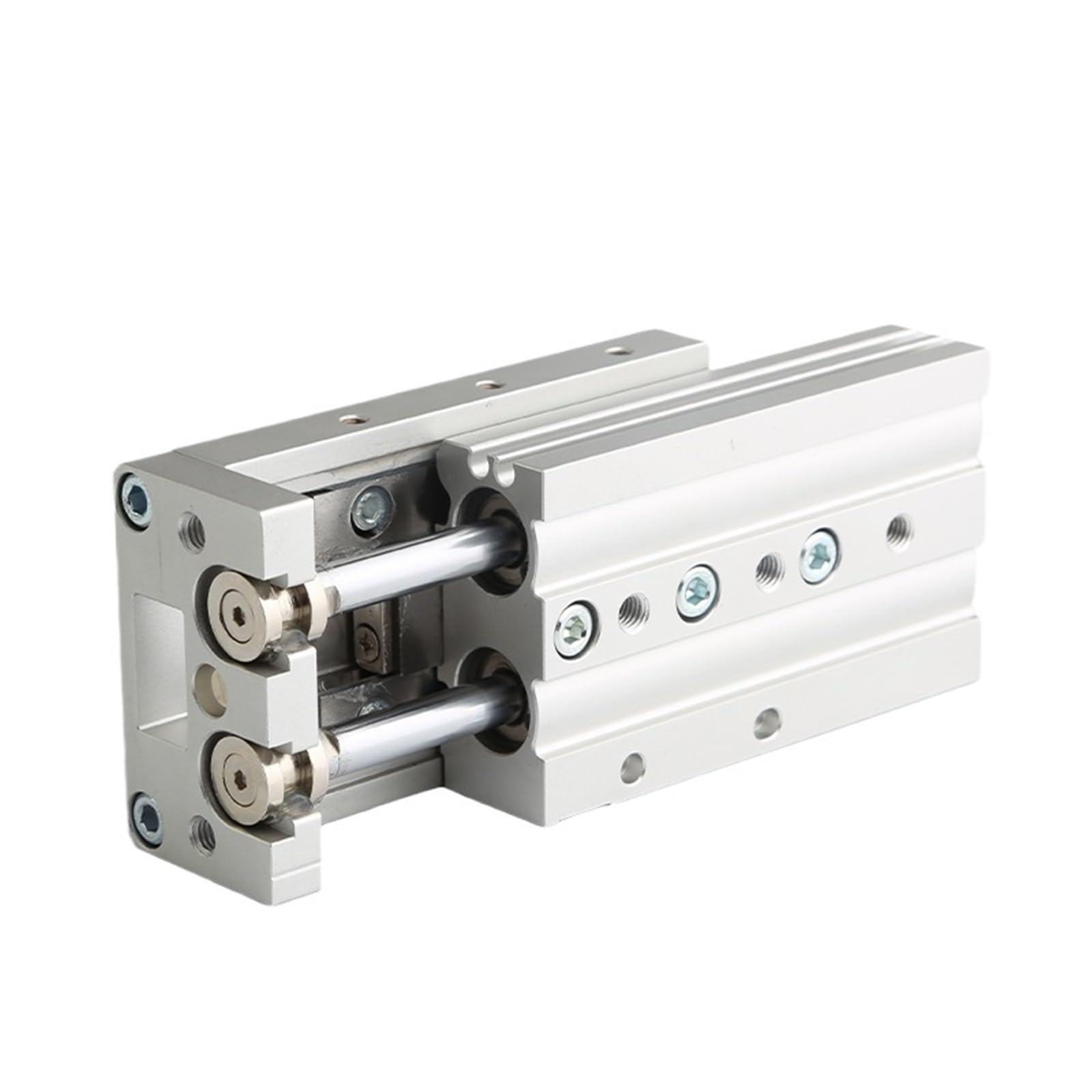 Vérin pneumatique MXS16 double tige pour guidage linéaire et précis