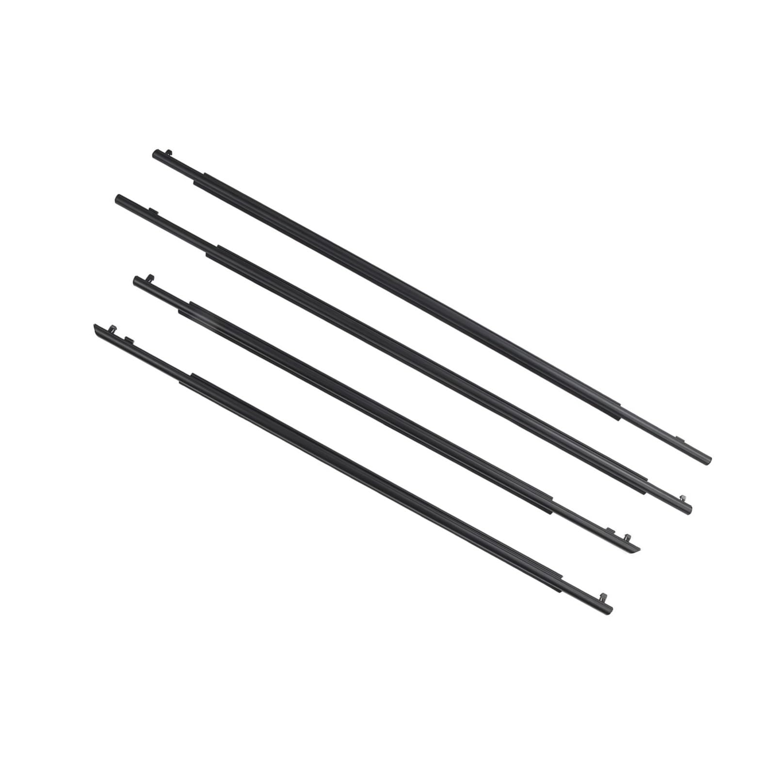 75710-47021 75730-47021 4 Pcs Car Door Belt Weatherstrips Outside Window Seal Belt for Toyota for Prius 2010-2015 Car Window Seals