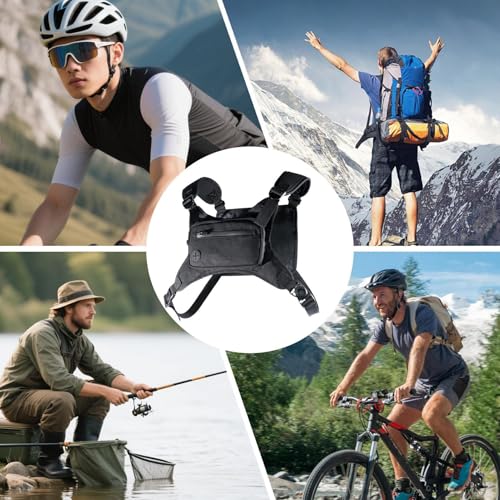 Pack de pecho running con chaleco portateléfono ajustable 4