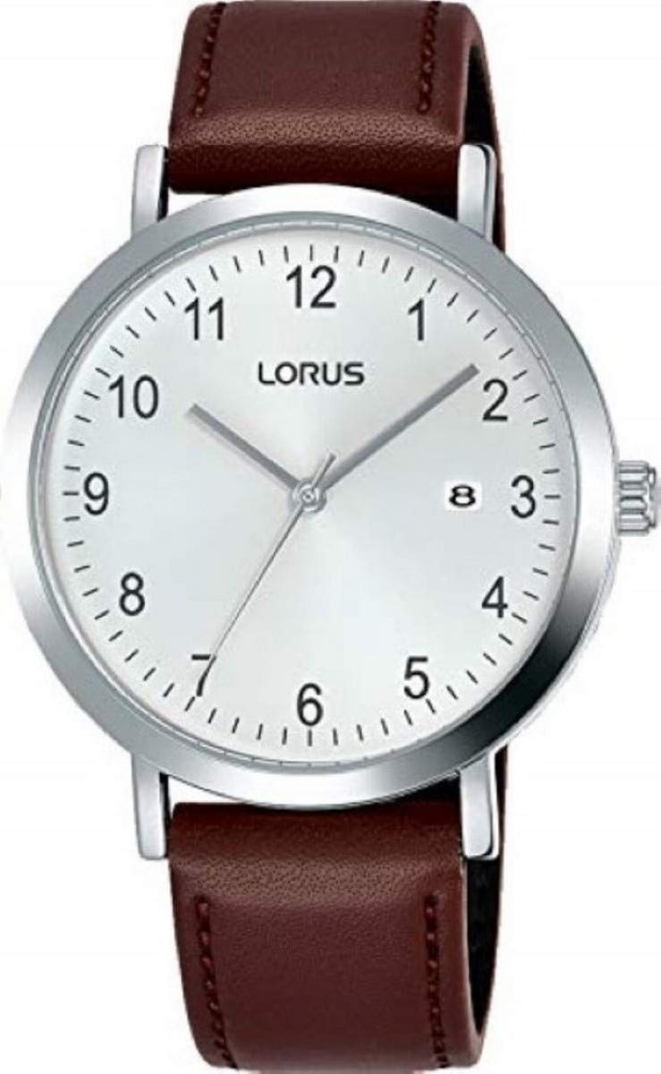 Lorus Mens Analogue Quartz Watch with Leather Strap RH937JX9