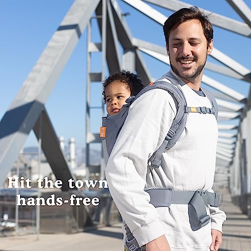 Beco Toddler Carrier With Extra Wide Seat - Toddler Carrying Backpack Style And Front-Carry - Lightweight & Breathable Child Carrier - Toddler Sling Carrier 20-60 Lbs (Cool Dark Grey) #TOP6