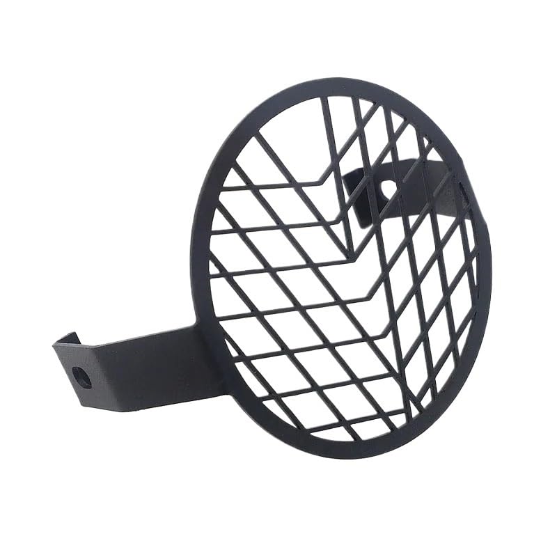 Grille phare moto noire avec couvercle protection phare rétro pour XG250 XG 250 Tricker