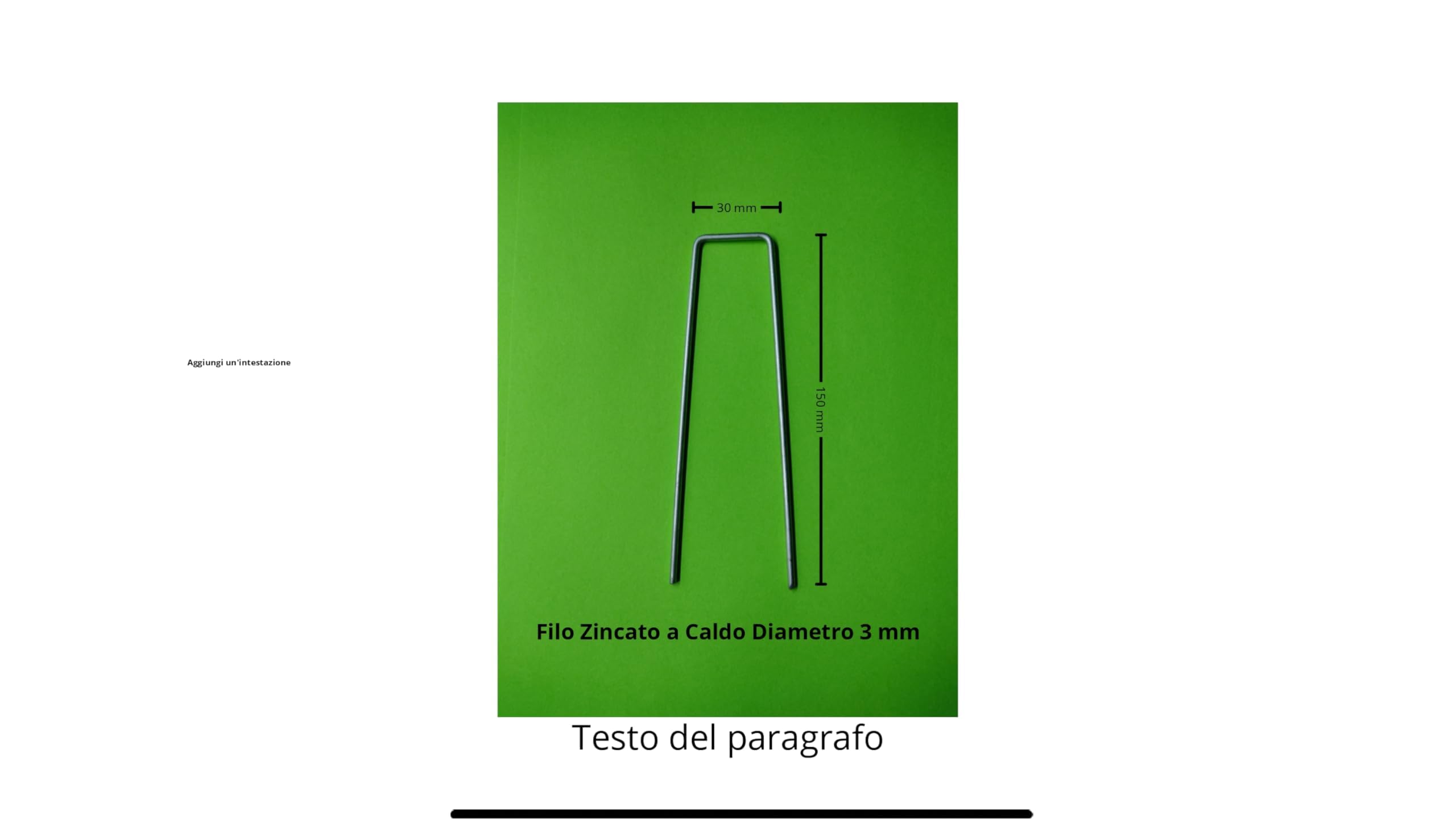 XgardeN Picchetti per telo pacciamatura (500 pz) 150x30 mm Acciaio zincato a caldo antiruggine EN 10204 3.1