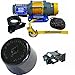 3500lb Winch Bundle with ATV-CHS Winch Cable Hook Stopper and Mounting Kit for Polaris
