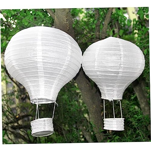 Décoration suspendue montgolfière en papier pour anniversaire