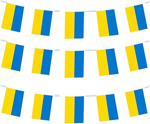 Miniatura 8 de Bandera de Costa Rica Bandera Costarricense, Banderas de Costa Rica de Cuerda Pequeña Mini Banderín de Banderas Costarricenses, Usadas para Fiestas