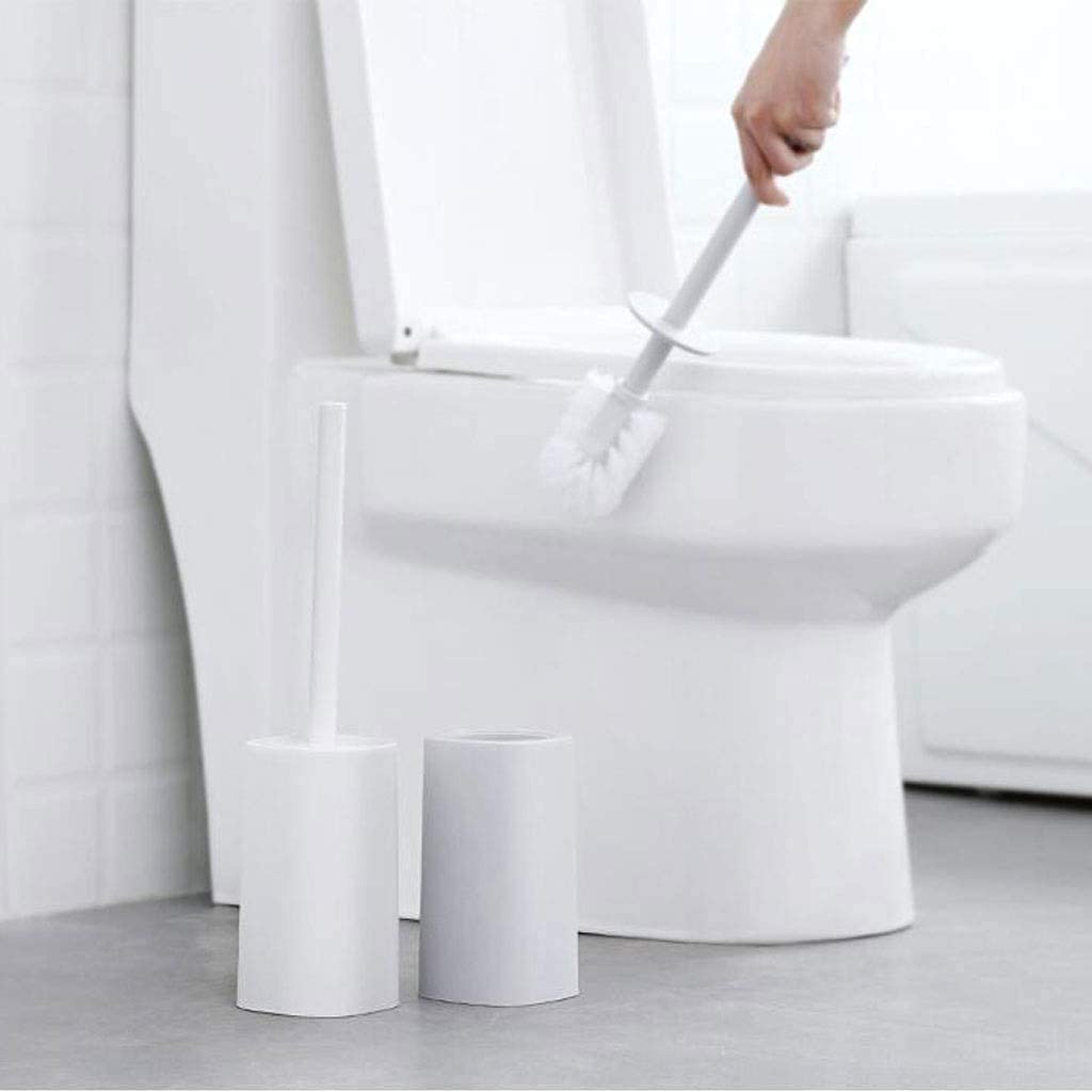 Szczotka do Toalety, Szczotka Do WC Z Uchwytem Miękkie Włosy Długa Rączka Uchwyt Na Szczotkę Do WC WC Zestaw Szczotek Do Czyszczenia WC Szczotka Do Miski Klozetowej Czyszczenia(Pink)