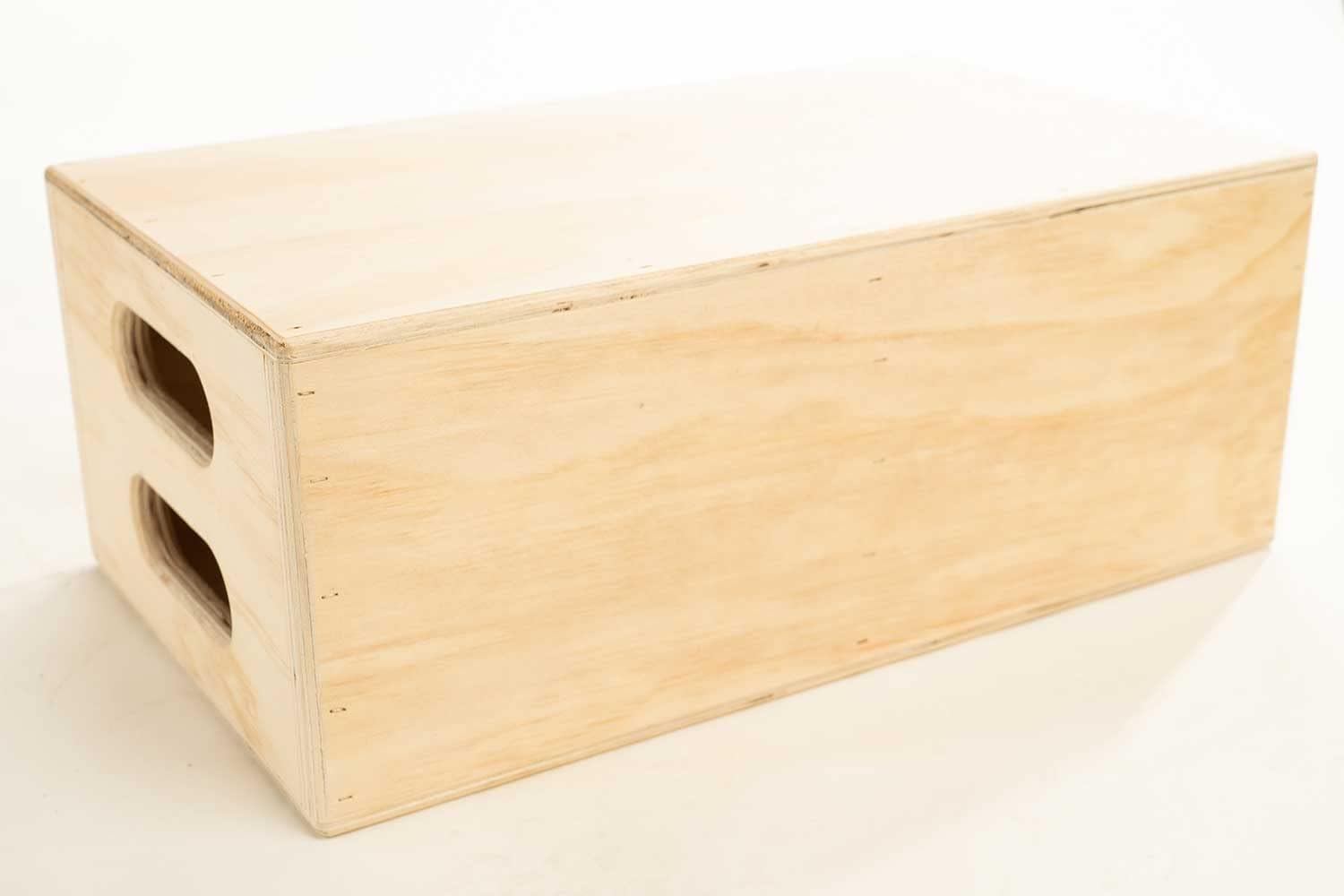 Filmcraft Full Apple Box – Heavy-Duty Professional Plywood Apple Box with Reinforced Center Support – Unbranded Production Box (20" x 12" x 8") 1 Apple Box