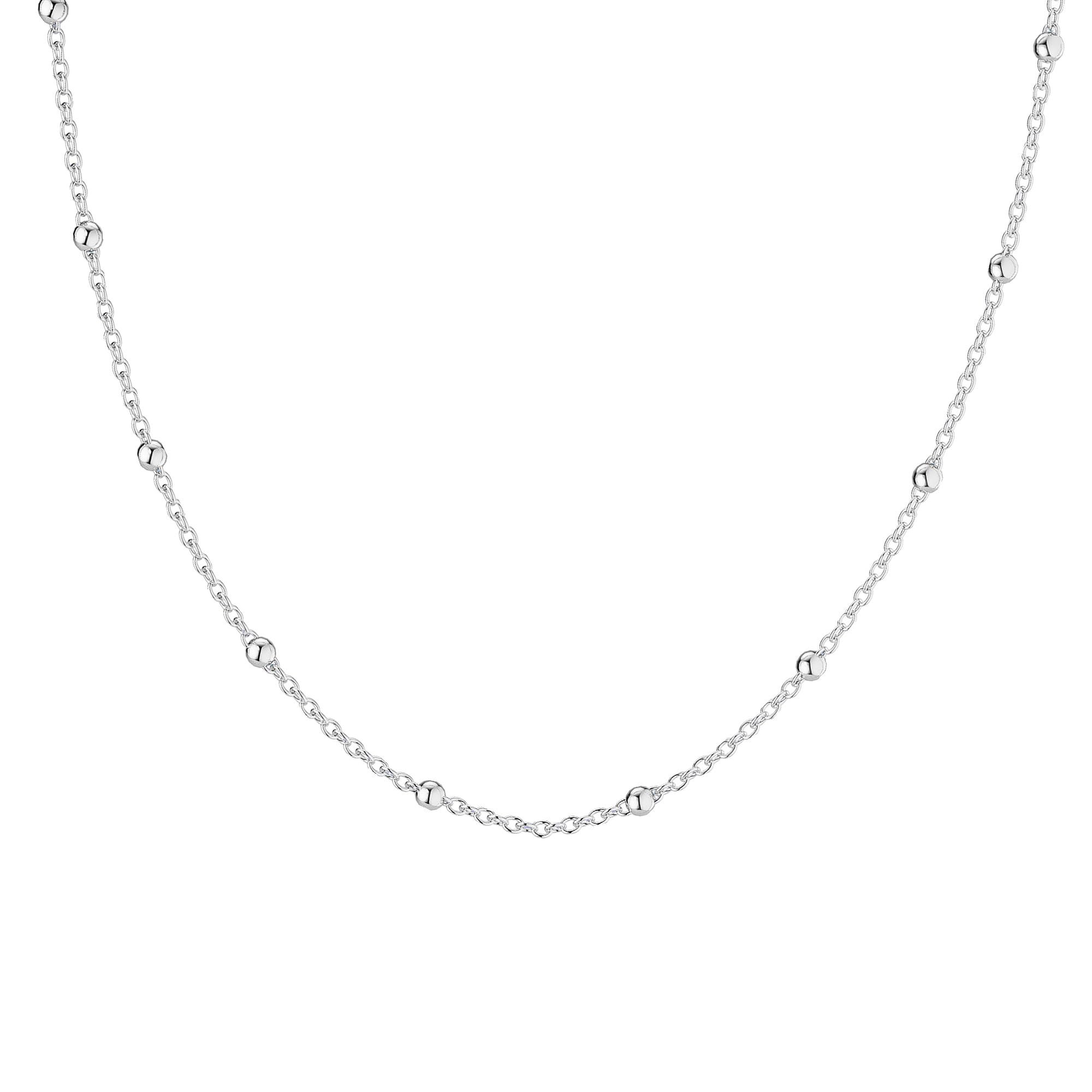 Tewiky Gold Chain Necklace for Women, 14k Gold Plated Thin Beaded Wave Box Chain Necklace Dainty Gold Necklace Simple Layered Gold Choker Necklaces Minimalist Gold Link Chain Necklace Trendy Jewelry for Women