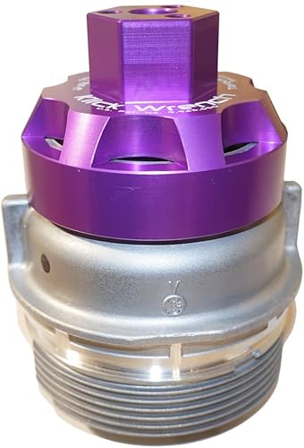 Miniatura 6 de Llave de filtro de aceite de limitación de par resistente de 2 etapas de 2.520 in Llave de filtro de aceite 6061-T6 Aluminio Billet