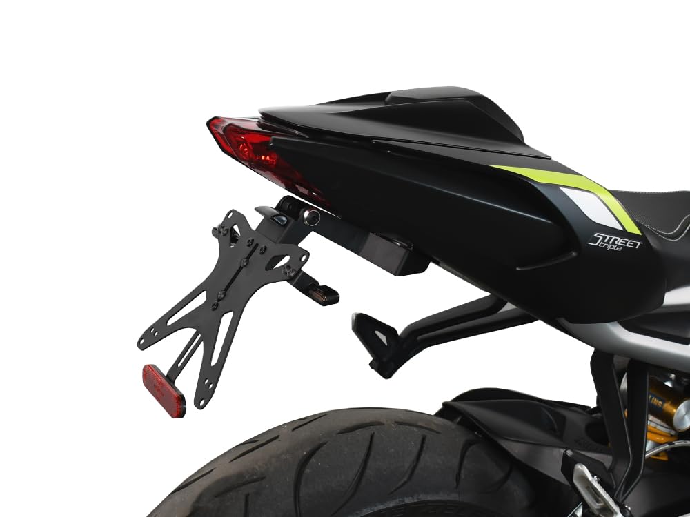 PORTATARGA SPORTIVO REGOLABILE compatibile con TRIUMPH STREET TRIPLE 765 | SEPTAR