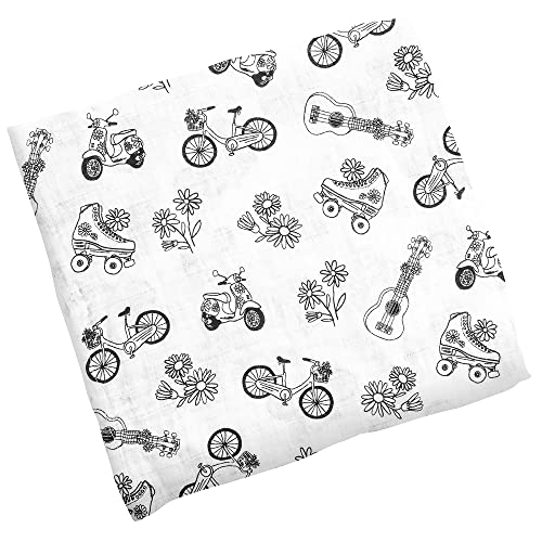 Image of Stephen Joseph, Muslin Swaddle Blanket for Baby Girls and Boys, Newborn Receiving Blanket for Swaddling, 100% Cotton Baby Swaddle Wrap, Receiving Swaddle Wrap, 47 x 47 inches