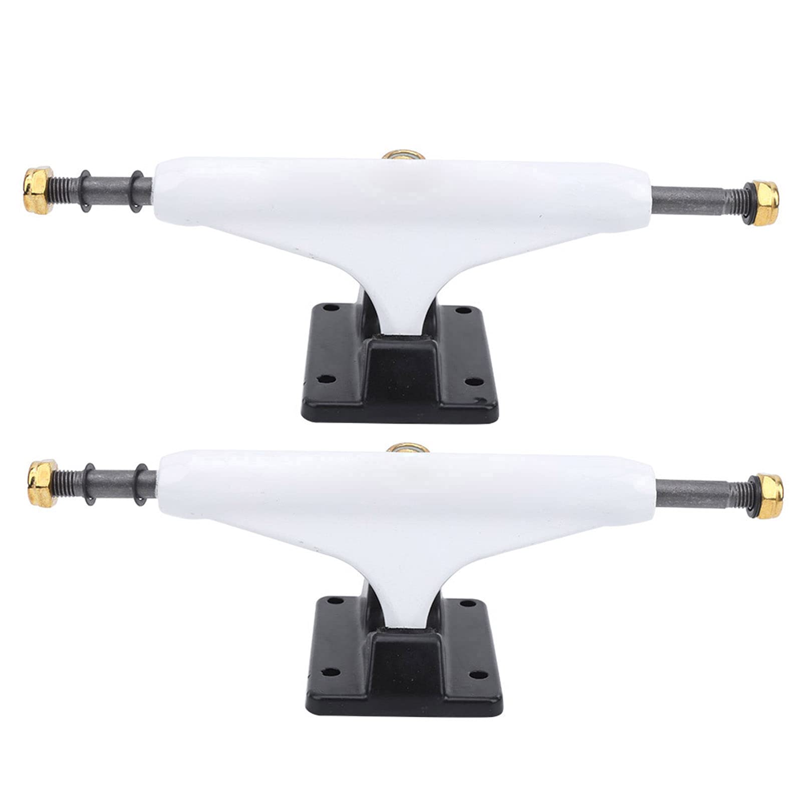 VGEBY Lot de 2 trucks de skateboard professionnels en érable - Design intégré - Support de roue de rechange - Outil parfait pour les sports de plein air