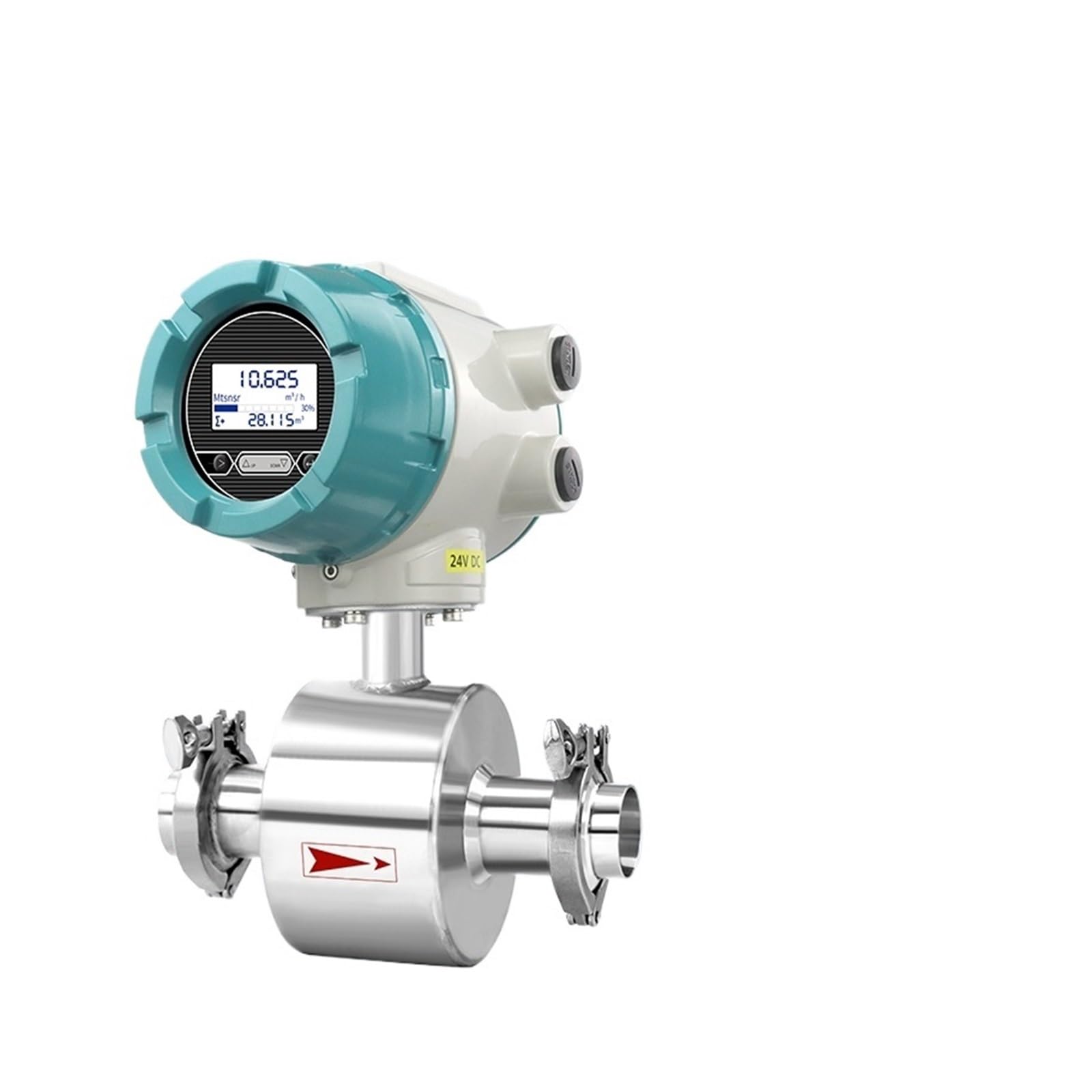BALYDLUL Electromagnetic Flowmeter Water Liquid Magnetic Flow Meter(DN15)