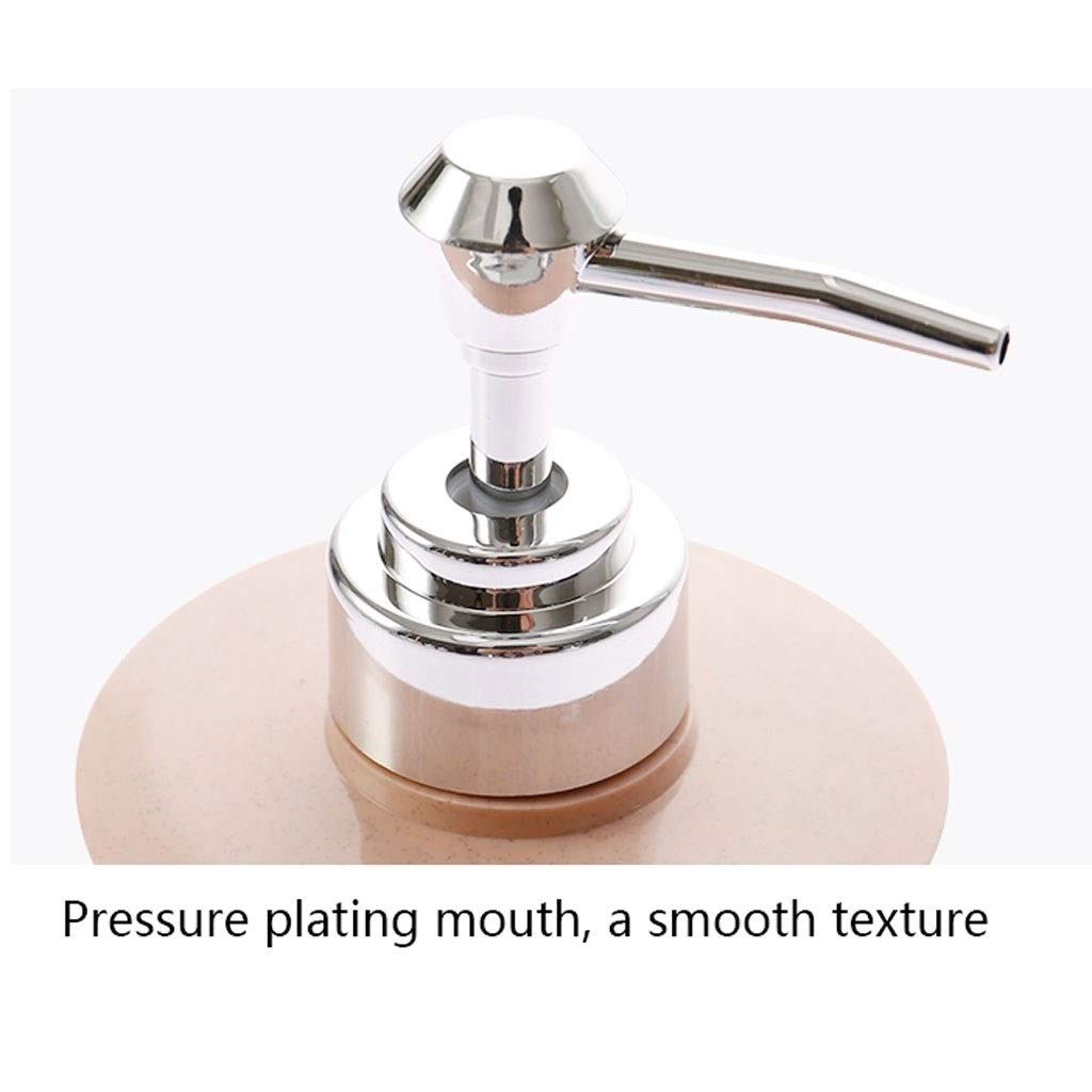 dispenser sapone/Dosatori per sapone liquido Carved Bottiglia europea for l'acqua, riutilizzabile dispenser di sapone, bottiglia vuota doccia, con la pompa, for il bagno lozione, gel doccia, Square /