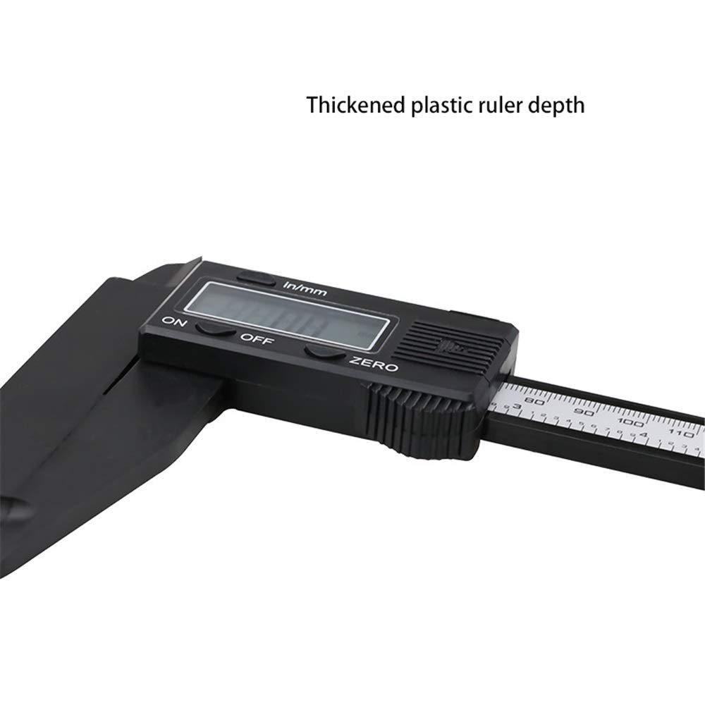 Pie de Rey 0-200 / 300mm Display Digital de Gran precisión Pie Grande Pie de Rey Digital Herramienta de medición Micrómetro calibrador Vernier (Color : Silver, Size : 0-300MM)