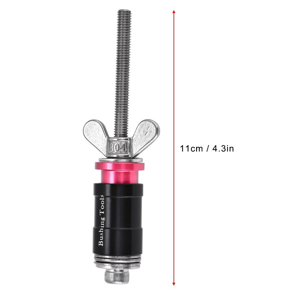 Utensile per boccole antiurto, boccola per occhielli per ammortizzatori posteriori che rimuove lo strumento di installazione con gli adattatori Estrattore Boccole Mtb