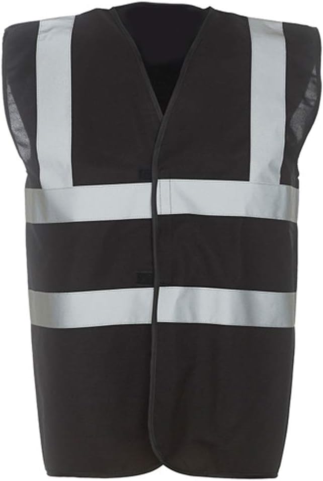 Expert Workwear Hi Vis Coloured Vest Waistcoats Vests - Yellow Orange Pink Green Navy