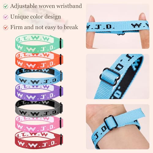 15Pcs WWJD Webbing Bracelets for Women Men Adjustable Woven Wristbands Pack What Would Jesus Do Bracelet Inspiration Church Religious Christian Gifts for Fundraisers3