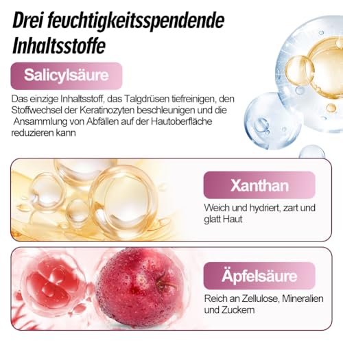 2 botellas AHA 30% + BHA 2% Peeling Solution, sérum facial exfoliante, hidratante antiedad para poros claros, líneas finas y piel radiante - imagen 3