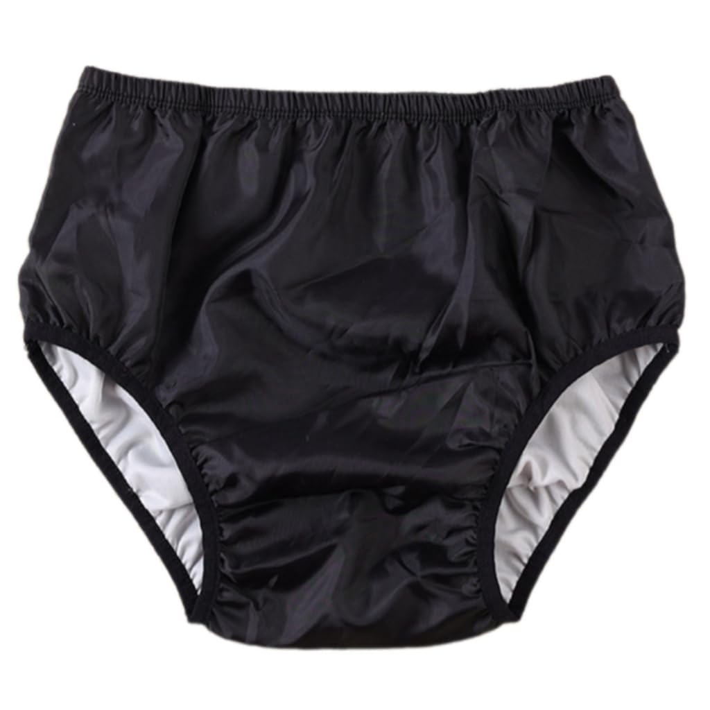 Sodeber Women's Black Xl Bk-Xl Adult Cloth Diaper Covers Waterproofs Incontinences Underwear Leakproof Pull On Pant Disabled