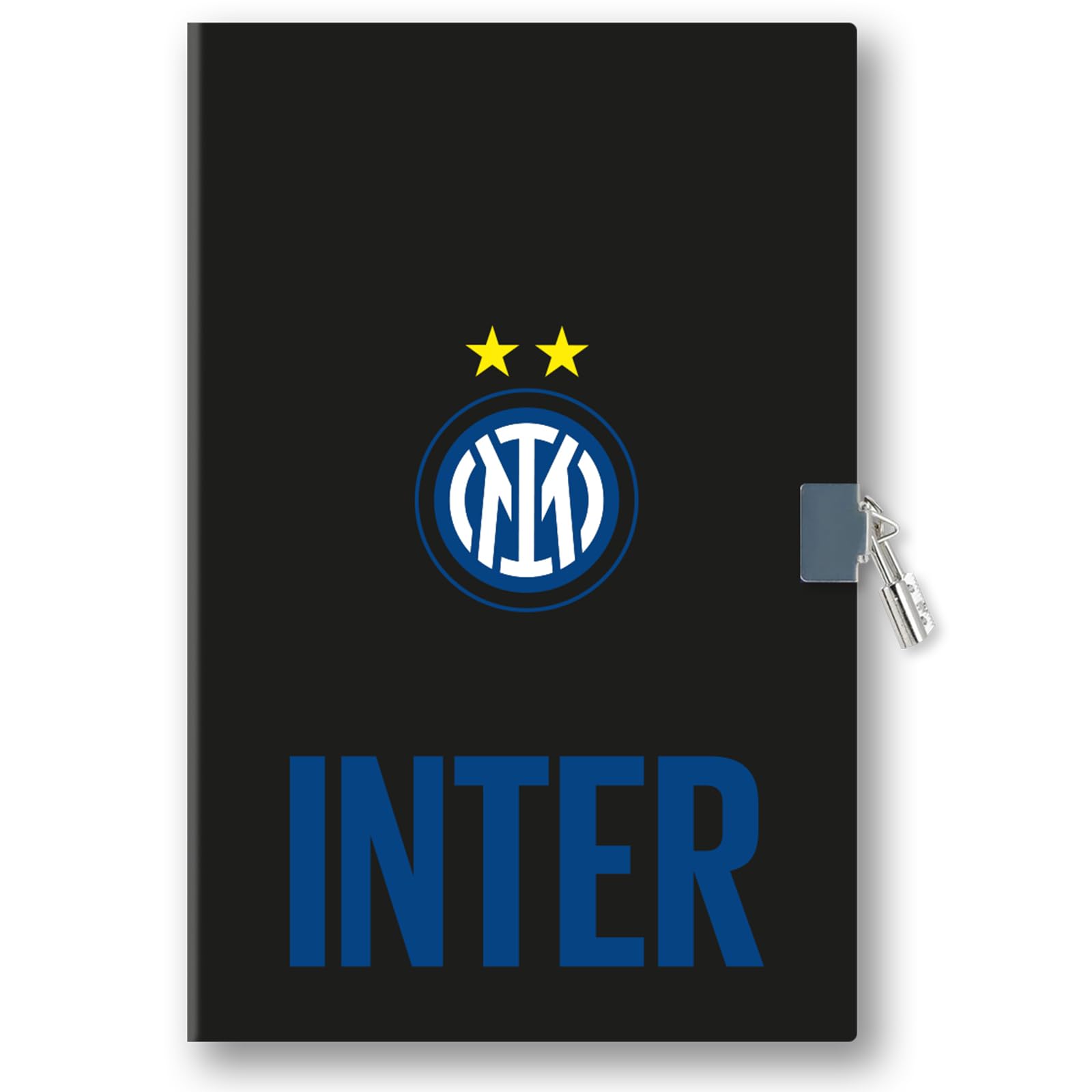 Seven INTER Secret Diary with Lock - Gift Box Included - Child, Boy, Football, Official Product, Gift Idea