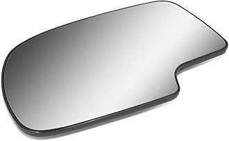 Auto Dynasty Driver Left Side Door Rear View Mirror Glass Lens Replacement Compatible with 2000-2006 Silverado/Tahoe/GMC Sierra/Yukon