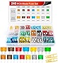 Nilight 240pcs Standard and Mini Blade Fuses Set,5A 7.5A 10A 15A 20A 25A 30A ATC APR ATO ATS Standard and ATM APM Mini Automotive Blade Fuse Assortment Kit for Cars,Trucks,Automotives,2 Years Warranty