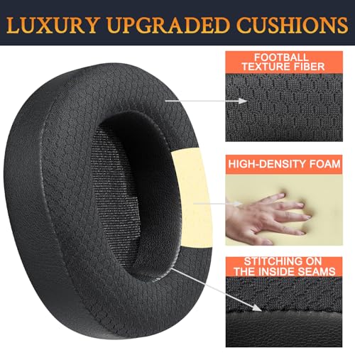 Image of SOULWIT Mesh Earpads for Arctis Nova Pro Wireless /Nova Elite - Black