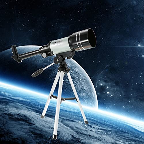 QHYTL Teleskop Astronomic Professional, 300 x 70 mm Objektiv-Zoom-Monokular-Teleskop für Weltraum-Mond-Nebel-Outdoor… – Bild 4