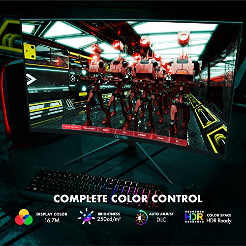Viotek Gnv32Dbe 32-Inch Curved Gaming Monitor | 2560X1440P Qhd | 165Hz | 120% Srgb | Freesync/G-Sync | 2X Dp, 1X Hdmi 2.0 | 3 Years Zero Dead Pixels #TOP4