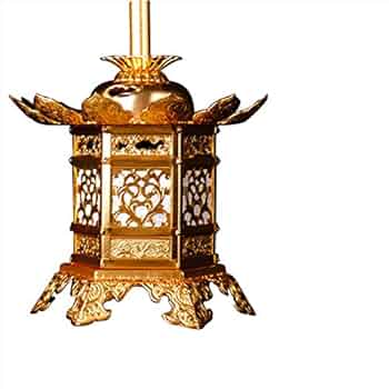 吊灯籠　銅　龍　鳳凰　如意窓　灯篭　六角 吊灯籠 銅 龍 鳳凰 如意窓 灯篭 六角 インテリア小物