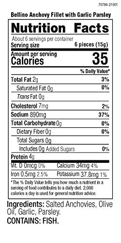 Bellino Garlic & Parsley Anchovy, 4.2 Ounce Unit (Pack of 4) - Thumbnail 2