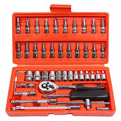 Kit de herramientas para reparación de autos 46 piezas