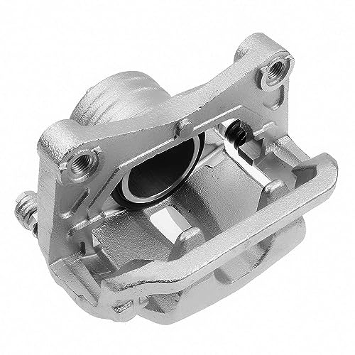 Image of Detroit Axle - Front Disc Brake Calipers w /Brackets Replacement for 2003 2004 2005 2006 2007 2009 2010 2011 Nissan Murano - 2pc Set