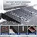 KROAK Heavy-Duty Rubber Curb Ramps 2-Pack, 6