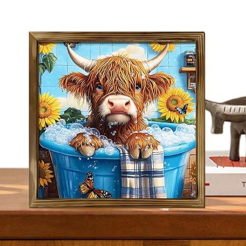 Impresiones artísticas de pared con enmarcado fino estilo rústico para casa