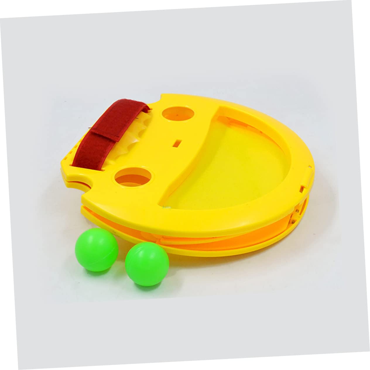 MUSISALY 2Pcs Outdoor Fitness Rackets Balls for Toss Hand Clip Table Tennis Activity for Picnics Parties