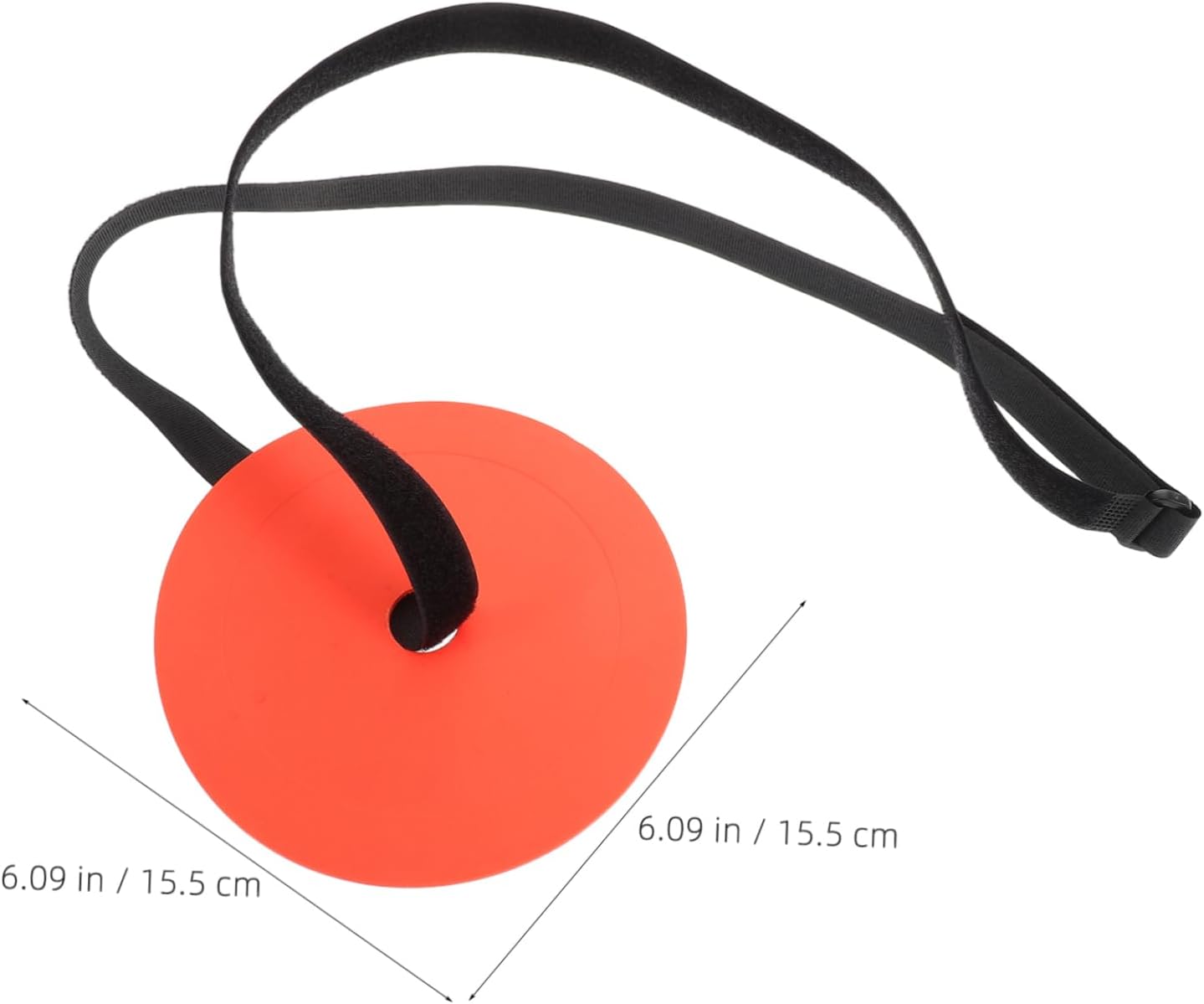 Yardwe 4pcs Soccer Training Cones Flat Cone Goals for Skills Development Soccer and Hockey High Visibility Discs for Drills and Practice