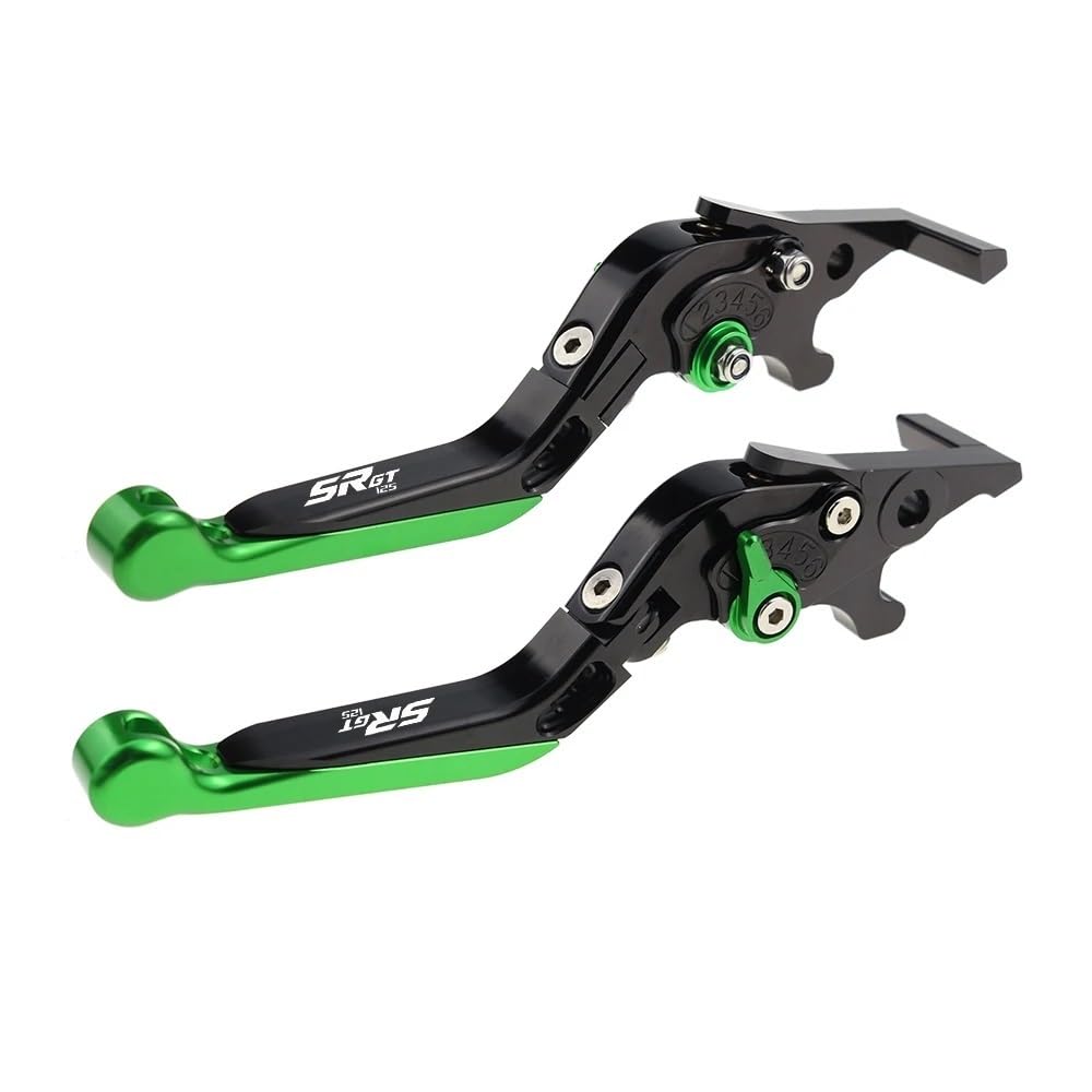 BEQLXTA Brake Clutch Adjustable Lever​ for SR GT125 2022 Clutch Levers for GT 125 2021-2023 Folding Extendable Brake Handles Street Grips Handle and Ends Handlebar Grip(Color n)