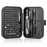 【Solide Bits】 Die Schraubendreherköpfe und schäfte sind aus CR-V Chrom Vanadium Stahl gefertigt. Die Härte kann 50-54HRC erreichen. Es ist rostbeständig sowie in der Lage, eine stärkere Belastung auszuhalten. Langlebig für den Langzeitgebrauch.