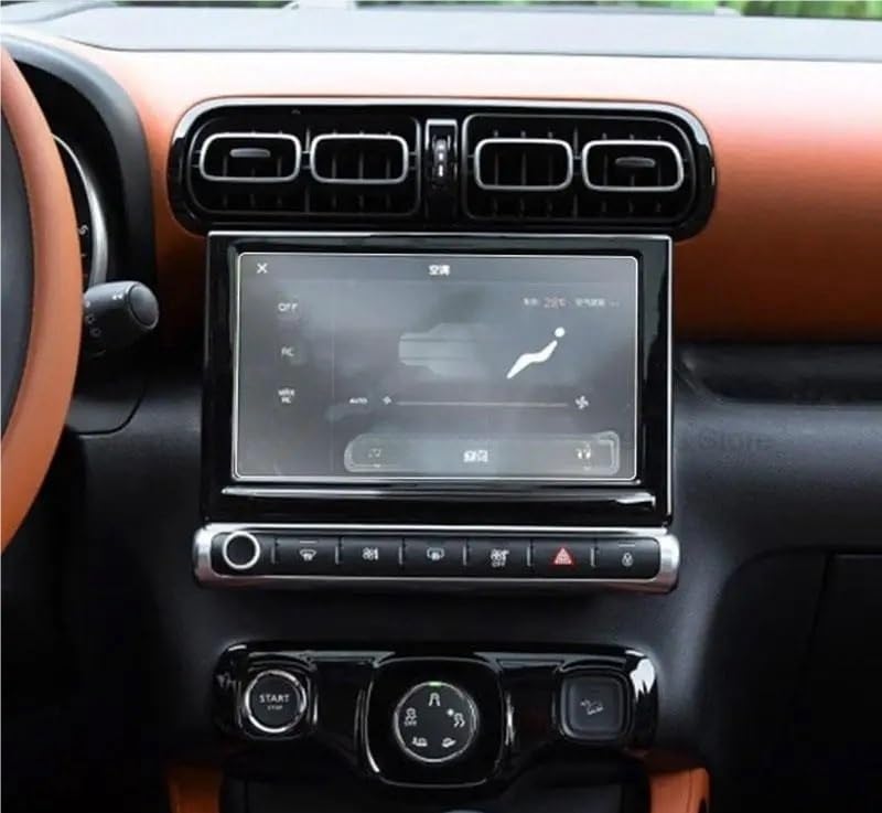 Film protection navigation Citroën C3 C4 anti reflets écran verre trempé