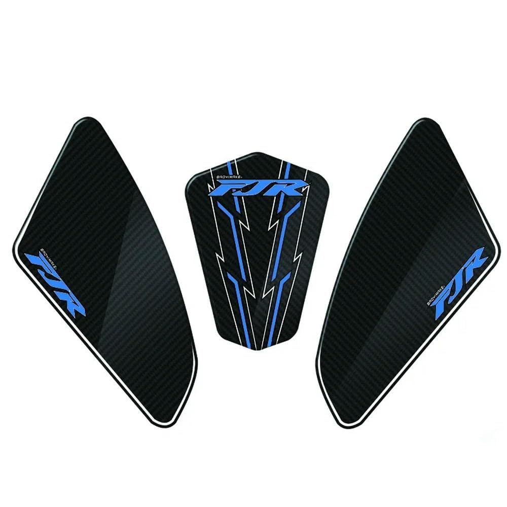 Naklejki na zbiornik motocyklowy 3D FJR Carbon-Look Motocykl Tank Pad Protector Naklejka Naklejki Etui do FJR FJR 1300 FJR1300 2006-2021