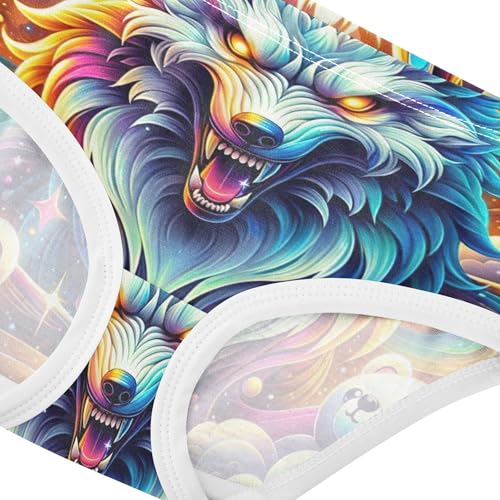 Colorful Playful Lion Galaxy Toddler Girls Underwear 2t Cotton Girl Panties Cute Pattern Undies Kids Briefs4