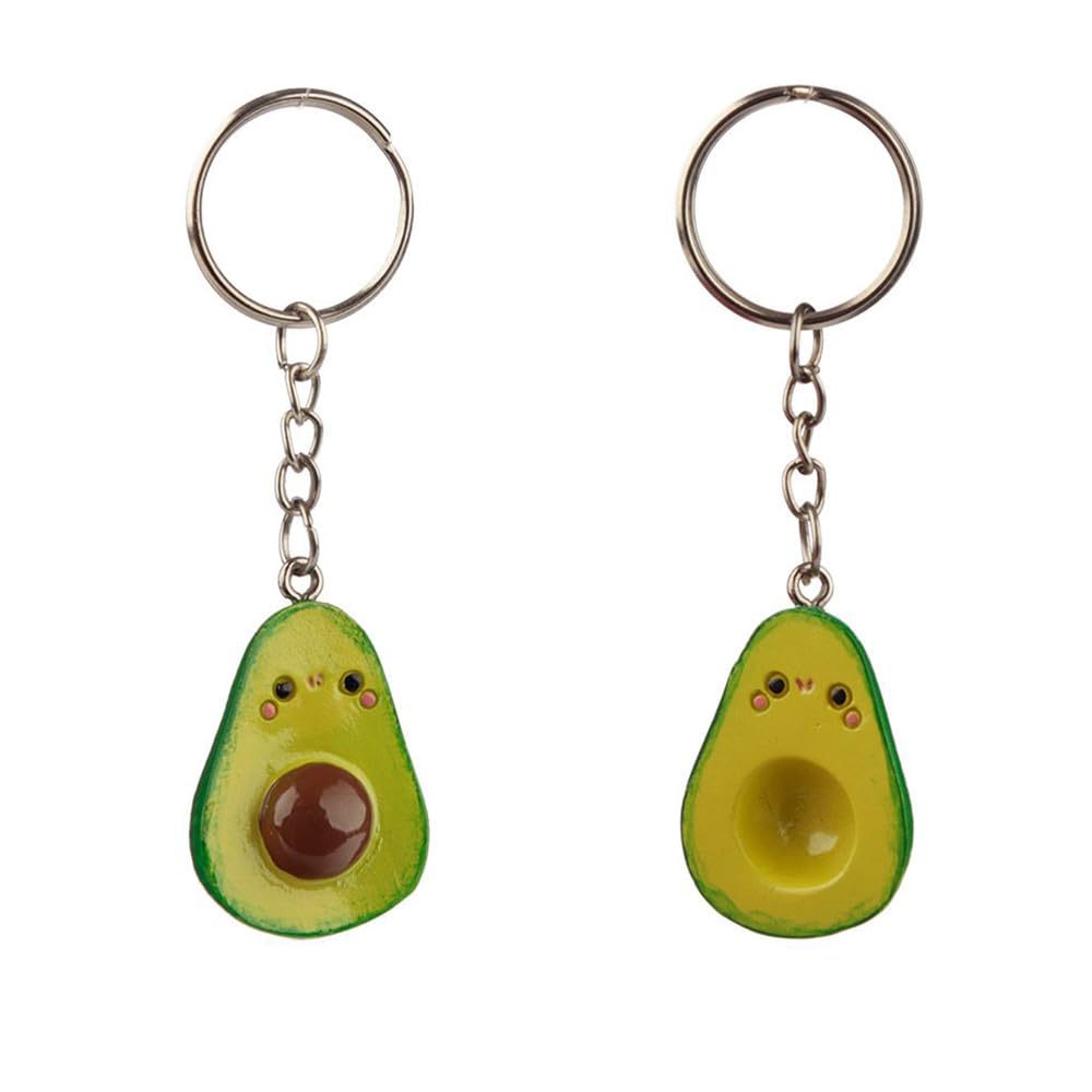 That's Crackers! Avocado Keyrings | Set of 2 | Mini Gift | Cracker Filler