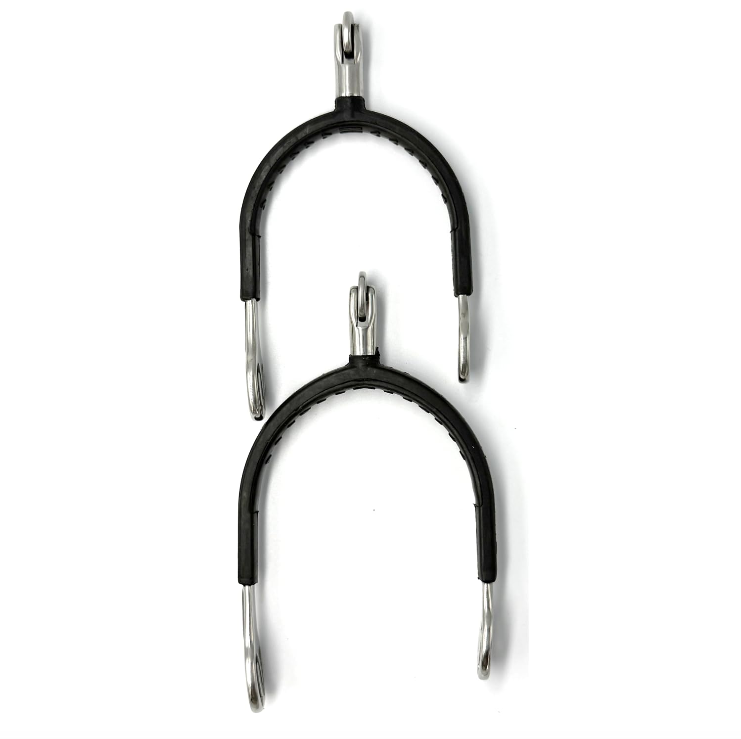 ES1082 METALAB SuperSpur Radsporen mit Soft Räder und Gummi aus hochwertiger Edelstahl Reitsporen Reiten Sporen Spur (M 40 mm - Damen)
